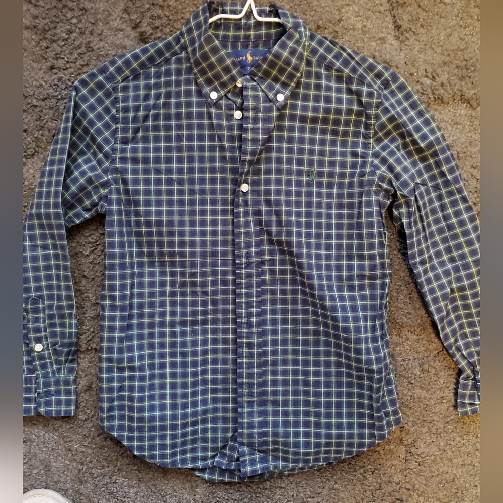 Ralph Lauren plaid button down NEW